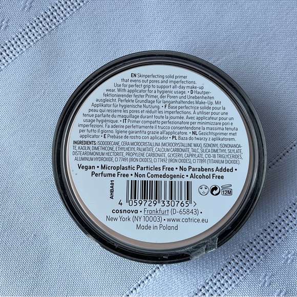 Caprice Cosmetics Grip & Last Putty Primer Perfecting Pore Blur Makeup Base Balm - Picture 3 of 6